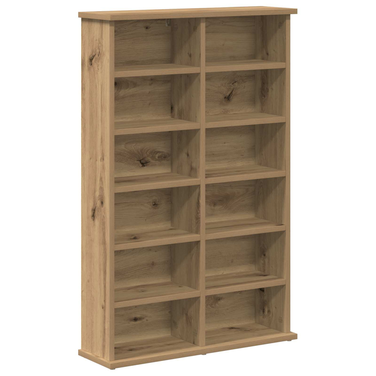 CD Cabinet 2 pcs Artisan Oak Engineered Wood, image 4