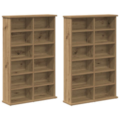 CD Cabinet 2 pcs Artisan Oak Engineered Wood, image 5