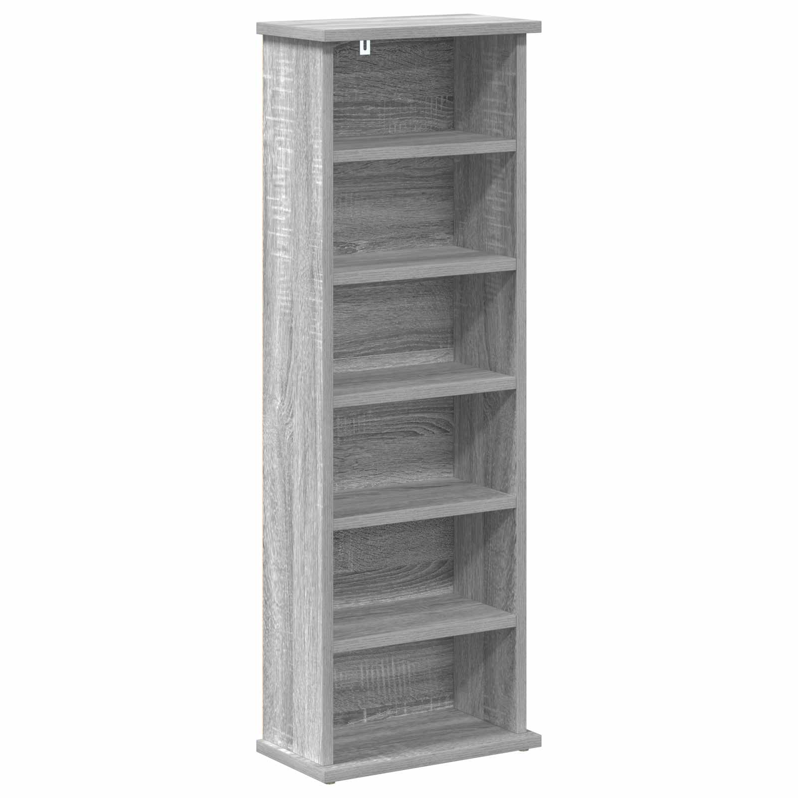 vidaXL CD Cabinet Grey Sonoma 32 x 17 x 92 cm Engineered Wood 2