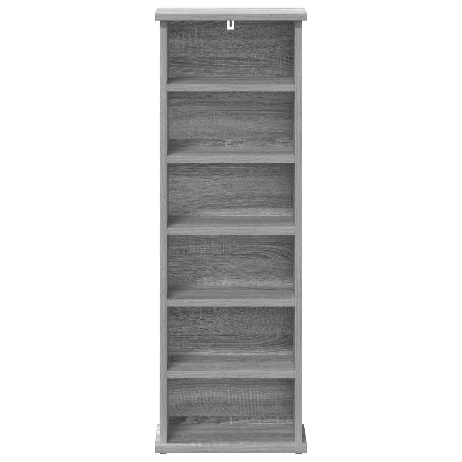 vidaXL CD Cabinet Grey Sonoma 32 x 17 x 92 cm Engineered Wood 4
