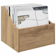 LP Record Box Engineered Wood 2 Depth 33 cm Artisan oak