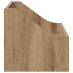 vidaXL LP Record Box 2 pcs Artisan Oak 37 x 33 x 32 cm Engineered Wood 6