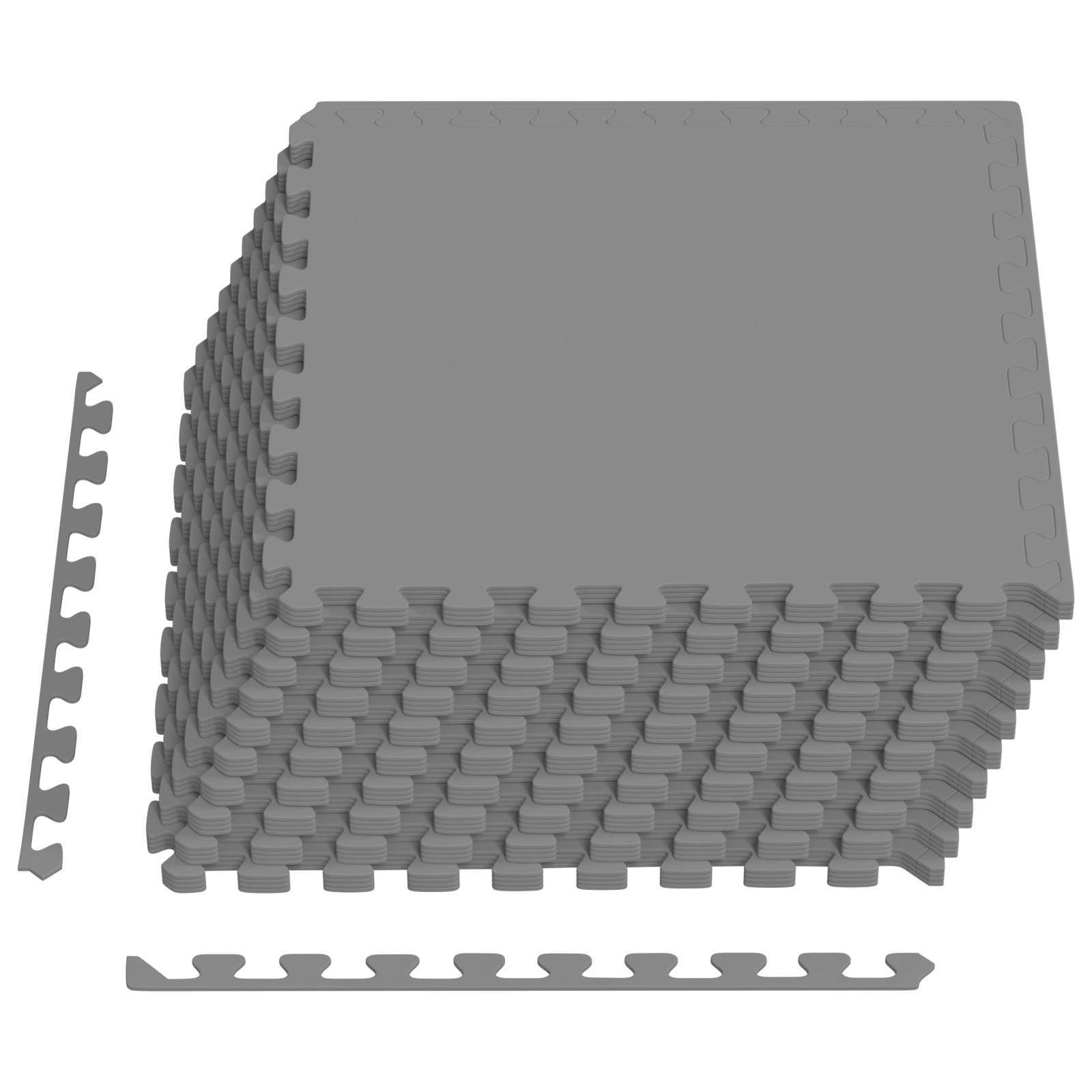vidaXL Floor Mats 40 pcs Grey 14.4 m² EVA Foam 2