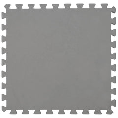 vidaXL Pool Ground Mat 16 pcs Ø 235 cm Round EVA Foam Grey 4