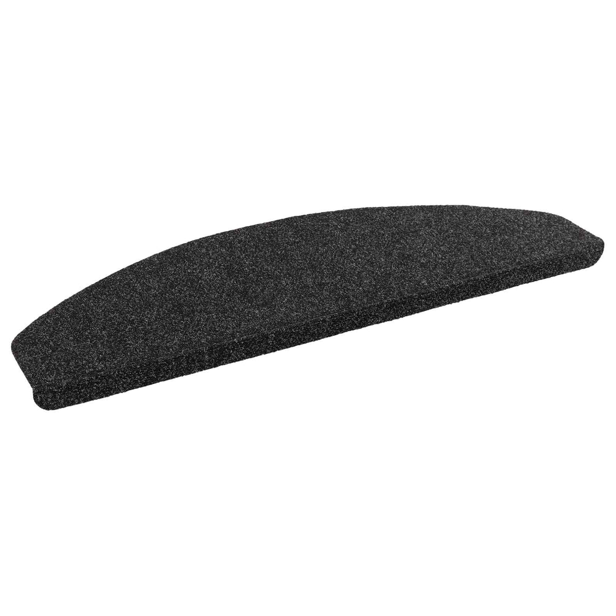 Self-adhesive Stair Mats 15 pcs 80 x 24.5 x 3.5 cm Black