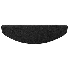 Self-adhesive Stair Mats 15 pcs 80 x 24.5 x 3.5 cm Black