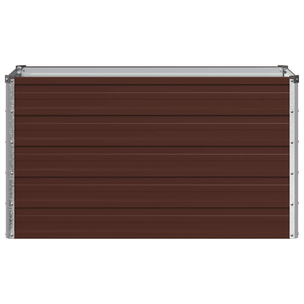 vidaXL Raised Garden Bed Brown 100 x 40 x 55 cm Galvanised Steel 3