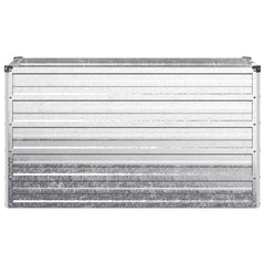 vidaXL Raised Garden Bed Galvanised Silver 100 x 40 x 55 cm 3