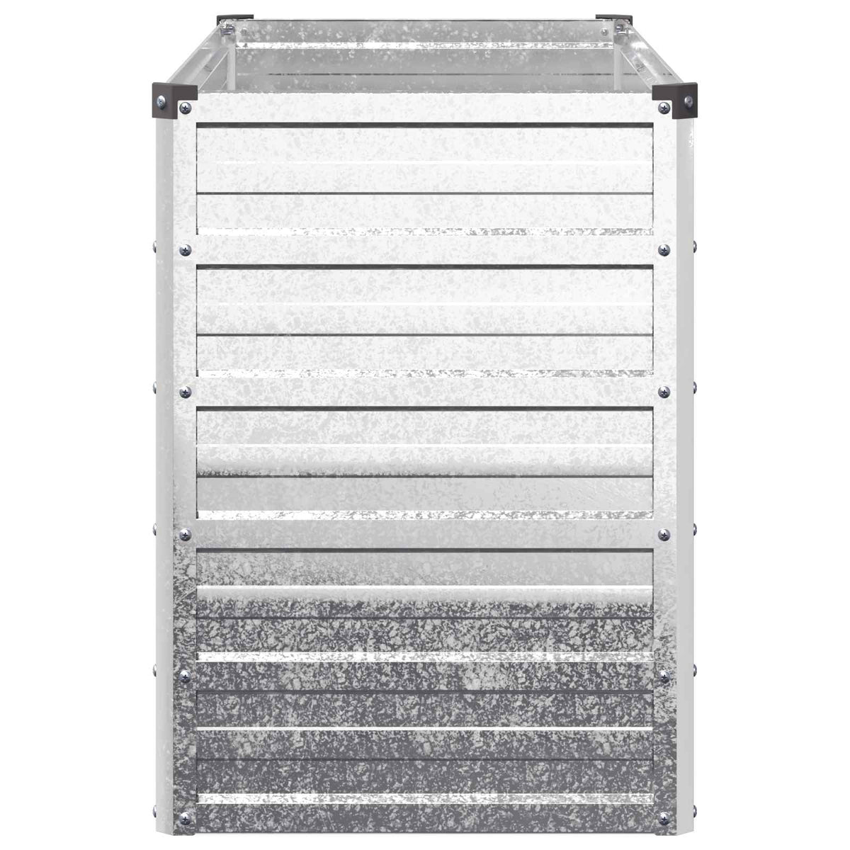 vidaXL Raised Garden Bed Galvanised Silver 100 x 40 x 55 cm 4