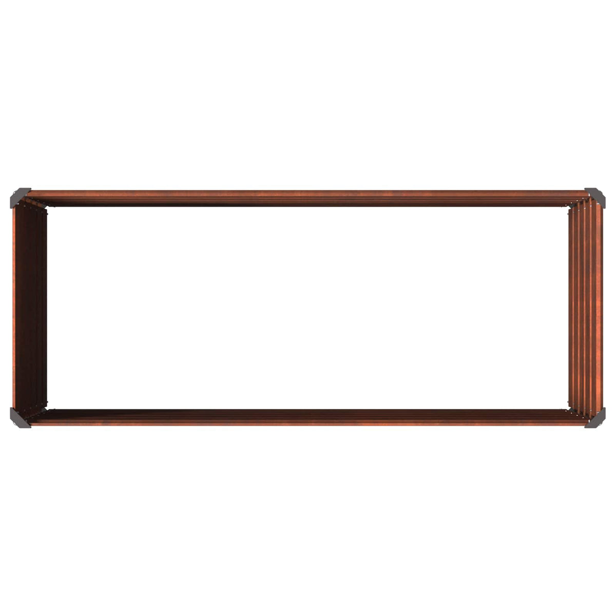 vidaXL Raised Garden Bed Weathering Steel 100 x 40 x 55 cm 6