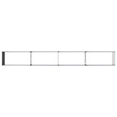Raised Garden Bed 321 x 40 x 55 cm Galvanised Steel Anthracite