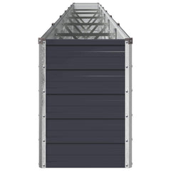 Raised Garden Bed 600 x 40 x 55 cm Galvanised Steel Anthracite