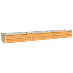 vidaXL Raised Garden Bed Wood Natural 240 x 40 x 24 cm 2