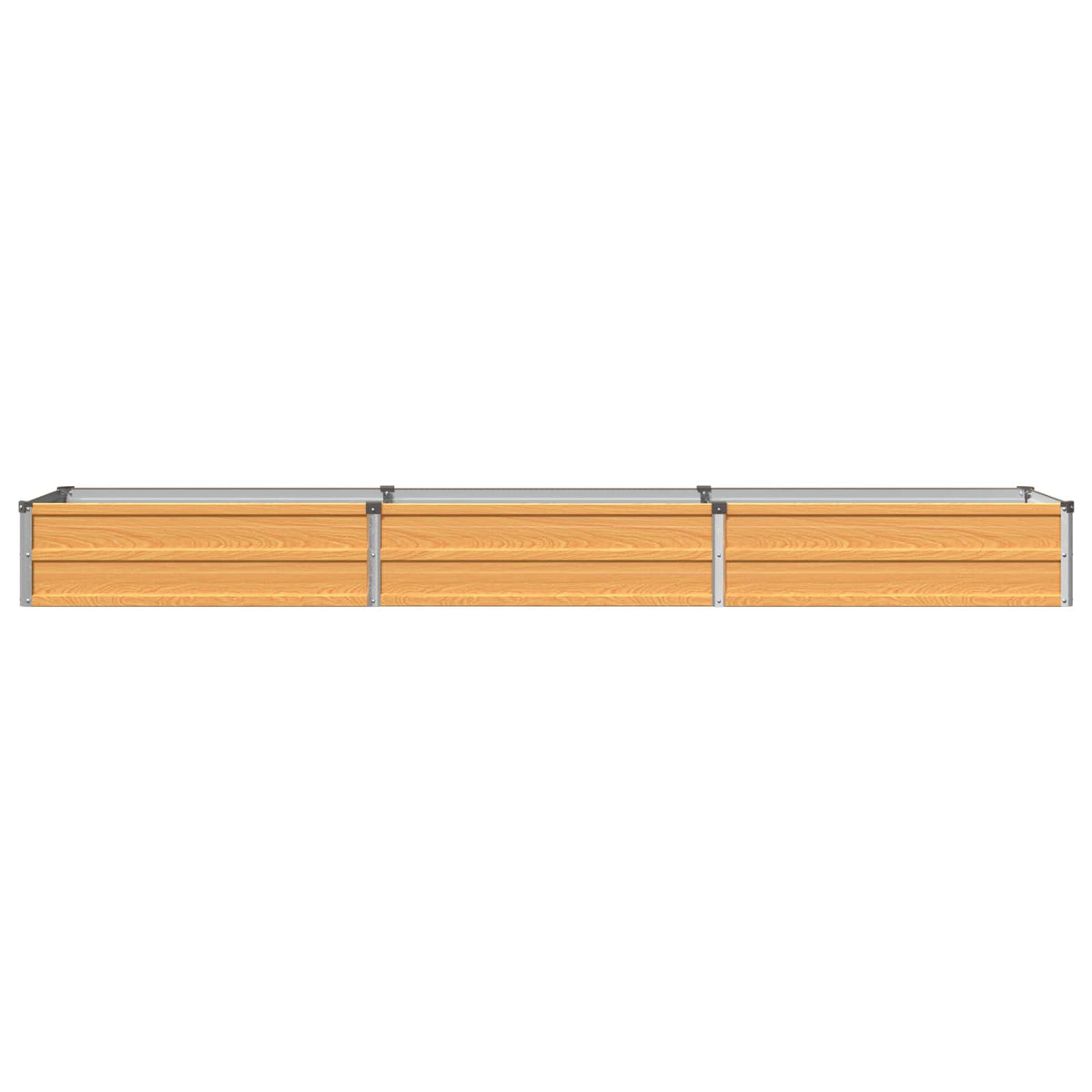 vidaXL Raised Garden Bed Wood Natural 240 x 40 x 24 cm 3