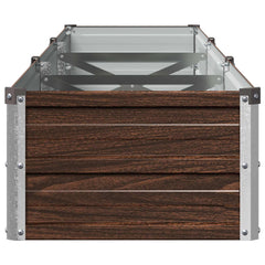 vidaXL Raised Garden Bed Black Walnut 240 x 40 x 24 cm 4