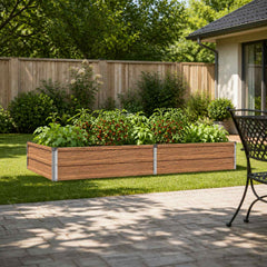 Raised Garden Bed Wood Brown