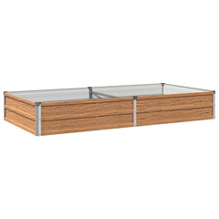 Raised Garden Bed Wood Brown, image 2