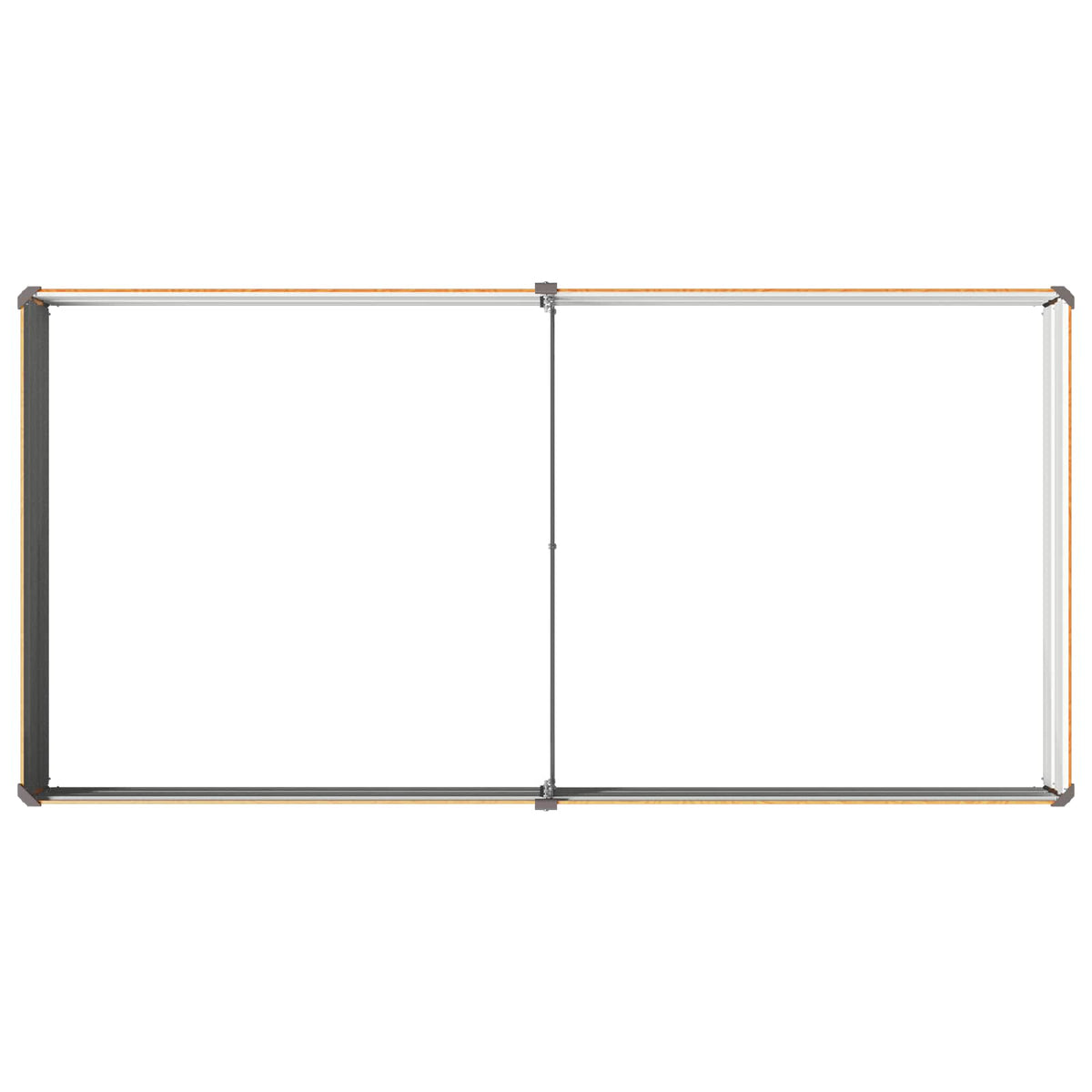 vidaXL Raised Garden Bed Wood Natural 160 x 80 x 24 cm Steel 5