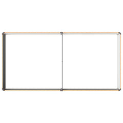 vidaXL Raised Garden Bed Wood Natural 160 x 80 x 24 cm Steel 5