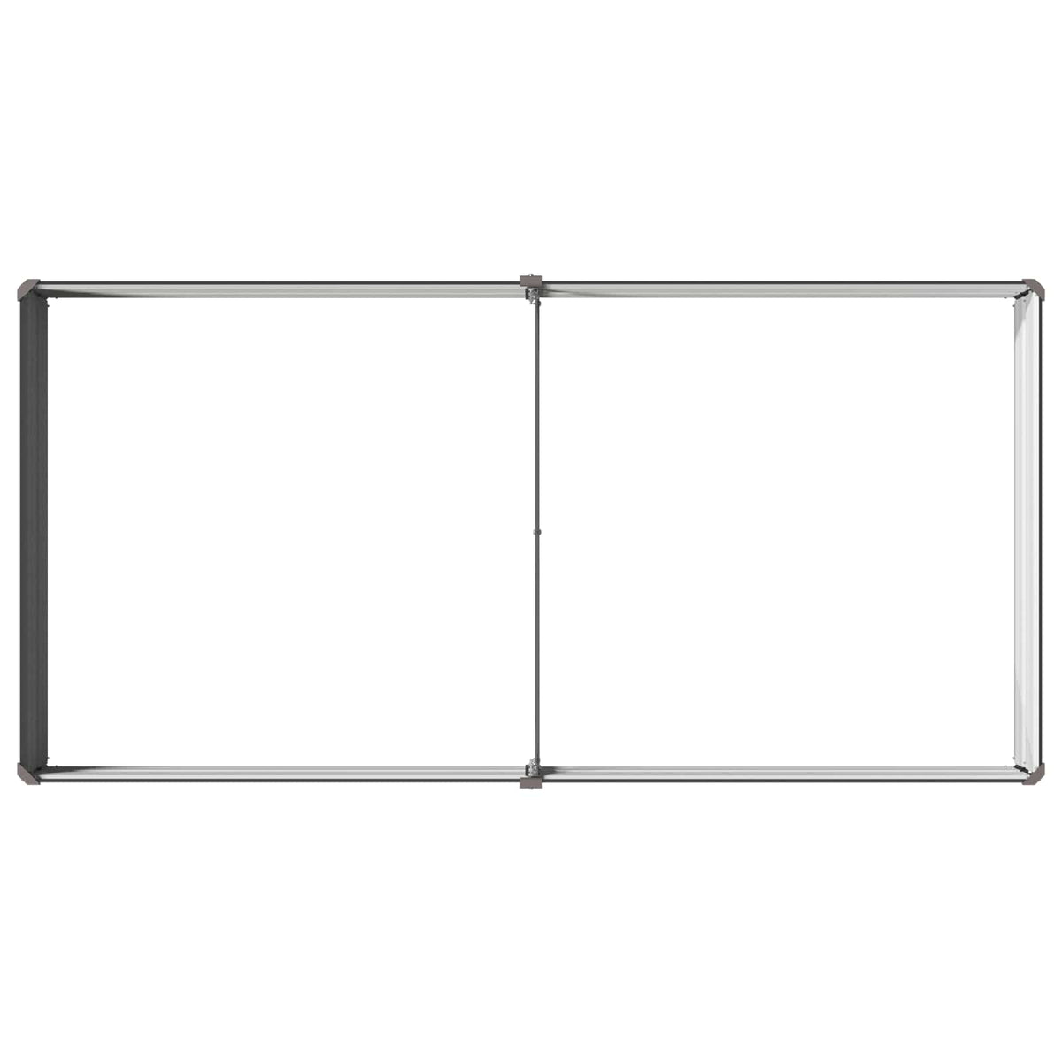 vidaXL Raised Garden Bed Anthracite 160 x 80 x 24 cm Galvanised Steel 5