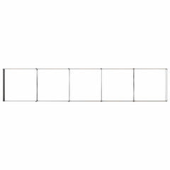 Raised Garden Bed 400 x 80 x 24 cm Galvanised Steel Black Walnut