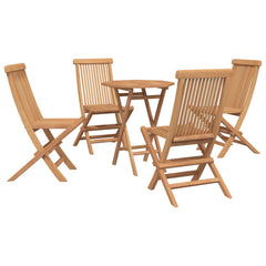 vidaXL Garden Set 5 pcs Brown Soild Teak Wood 2