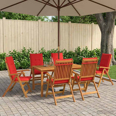 vidaXL 5-Piece Garden Dining Set Natural Solid Acacia Wood
