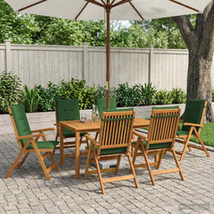 vidaXL 5-Piece Garden Dining Set Natural Solid Acacia Wood