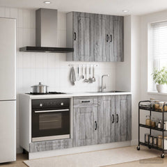 Kitchen Unit KALMAR 5 pcs Engineered Wood Grey sonoma 80 cm