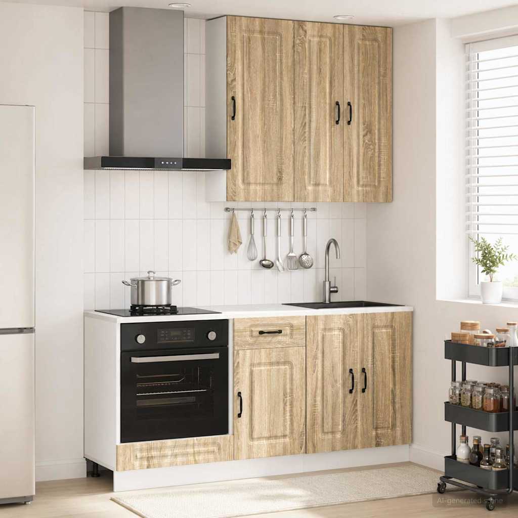 Kitchen Unit KALMAR 5 pcs Engineered Wood Sonoma oak 100 cm