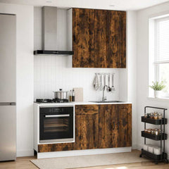 Kitchen Unit KALMAR 5 pcs Engineered Wood Smoked oak 100 cm