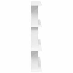 vidaXL Wall Shelf White 100 x 20 x 126 cm Engineered Wood 5