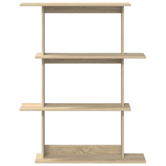 vidaXL Wall Shelf Sonoma Oak 100 x 20 x 126 cm Engineered Wood 4