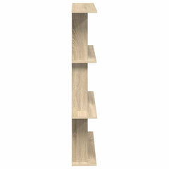 vidaXL Wall Shelf Sonoma Oak 100 x 20 x 126 cm Engineered Wood 5