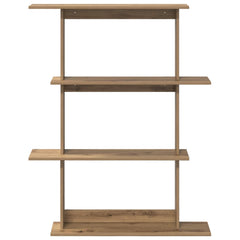 vidaXL Wall Shelf Artisan Oak 100 x 20 x 126 cm Engineered Wood 4