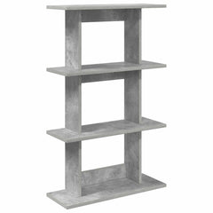 vidaXL Wall Shelf Wall-Mounted Concrete Grey 56 x 20 x 90 cm 2