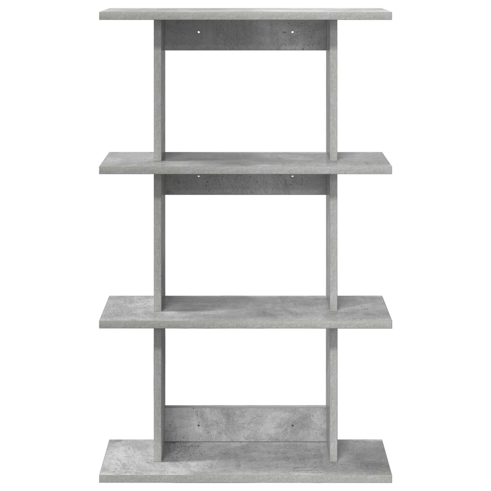 vidaXL Wall Shelf Wall-Mounted Concrete Grey 56 x 20 x 90 cm 4