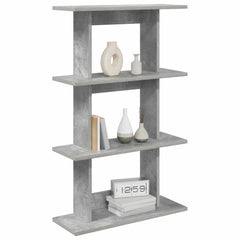 vidaXL Wall Shelf Wall-Mounted Concrete Grey 56 x 20 x 90 cm 3