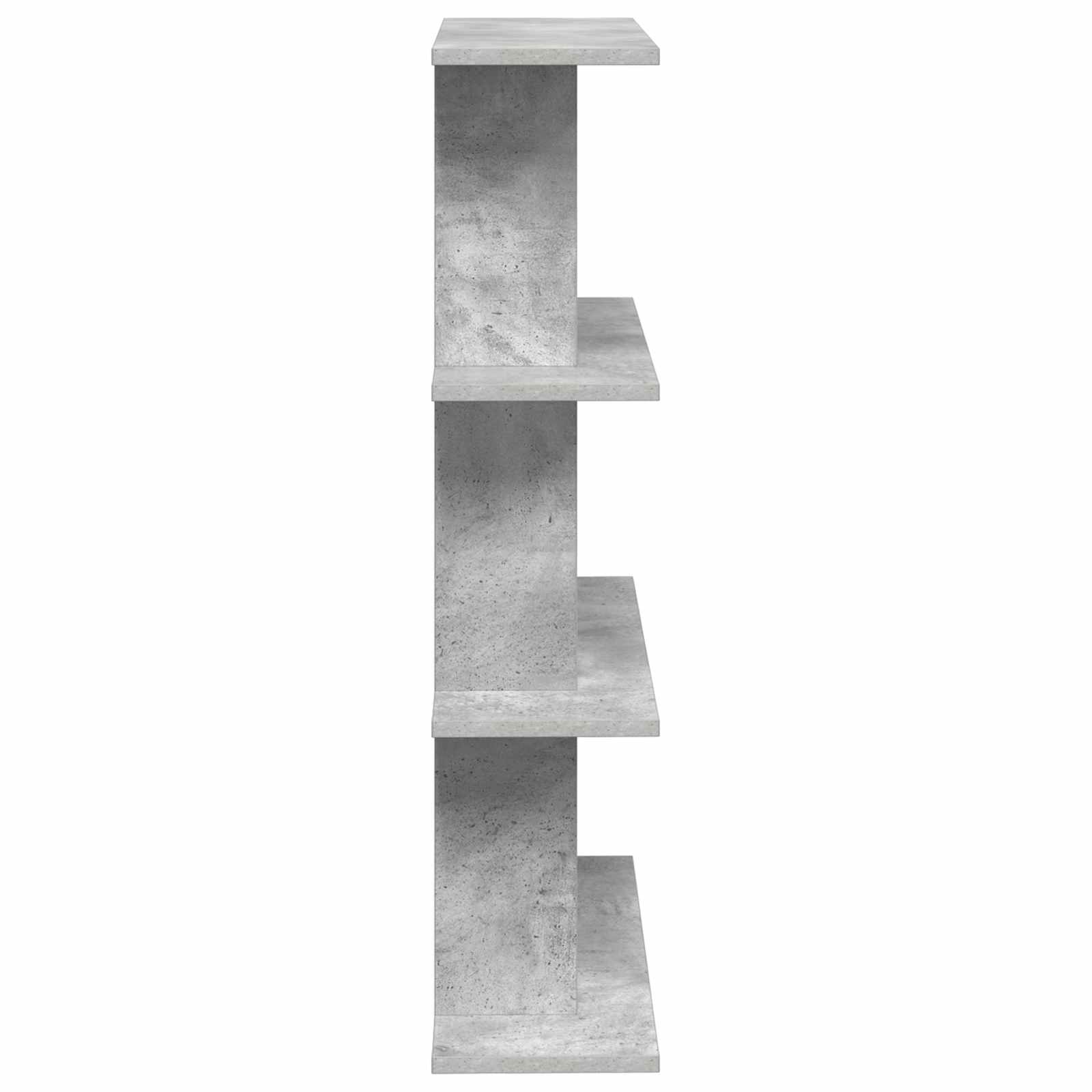 vidaXL Wall Shelf Wall-Mounted Concrete Grey 56 x 20 x 90 cm 5