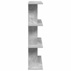 vidaXL Wall Shelf Wall-Mounted Concrete Grey 56 x 20 x 90 cm 5