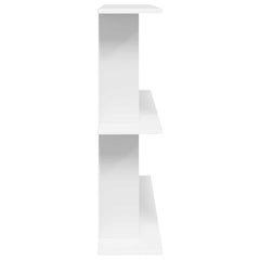 vidaXL Wall Shelf Wall-Mounted White 80 x 20 x 75 cm Engineered Wood 5