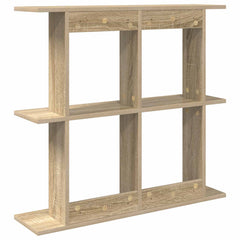 vidaXL Wall Shelf Wall-Mounted Sonoma Oak 80 x 20 x 75 cm 6