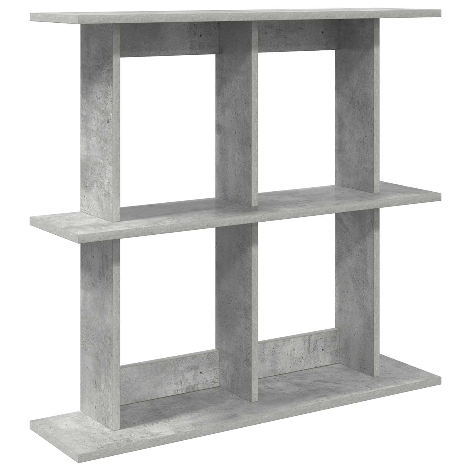vidaXL Wall Shelf Wall-Mounted Concrete Grey 80 x 20 x 75 cm 2