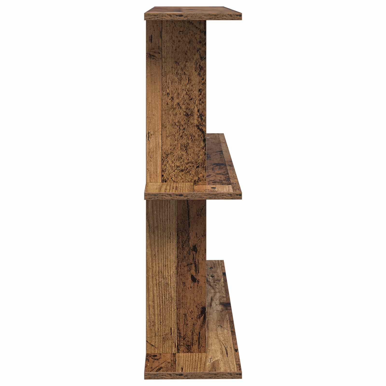 vidaXL Wall Shelf Wall-Mounted Old Wood 80 x 20 x 75 cm 5