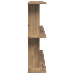 vidaXL Wall Shelf Wall-Mounted Artisan Oak 80 x 20 x 75 cm 5