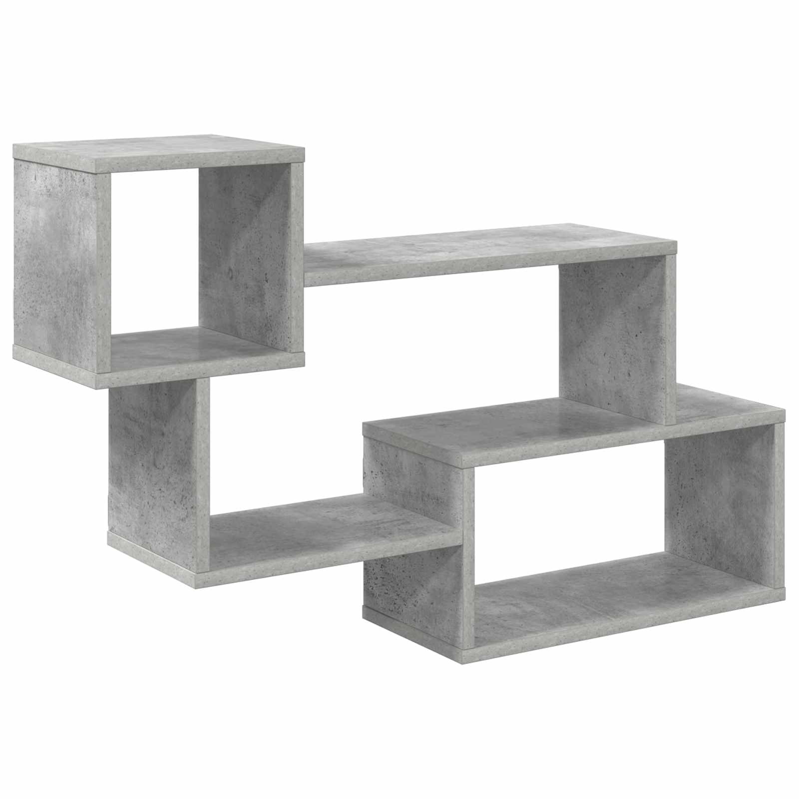 vidaXL Floating Shelf Wall-Mounted Concrete Grey 87 x 20 x 55 cm 2