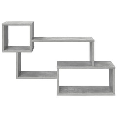 vidaXL Floating Shelf Wall-Mounted Concrete Grey 87 x 20 x 55 cm 4