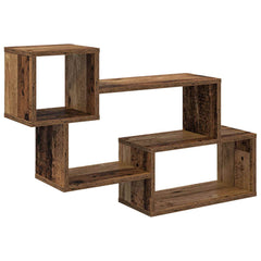 vidaXL Floating Shelf Wall-Mounted Old Wood 87 x 20 x 55 cm 2