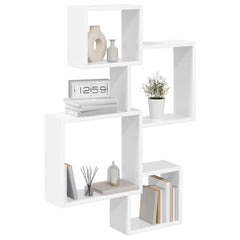 Wall Cube Shelves 64 x 13.5 x 91.5 cm White