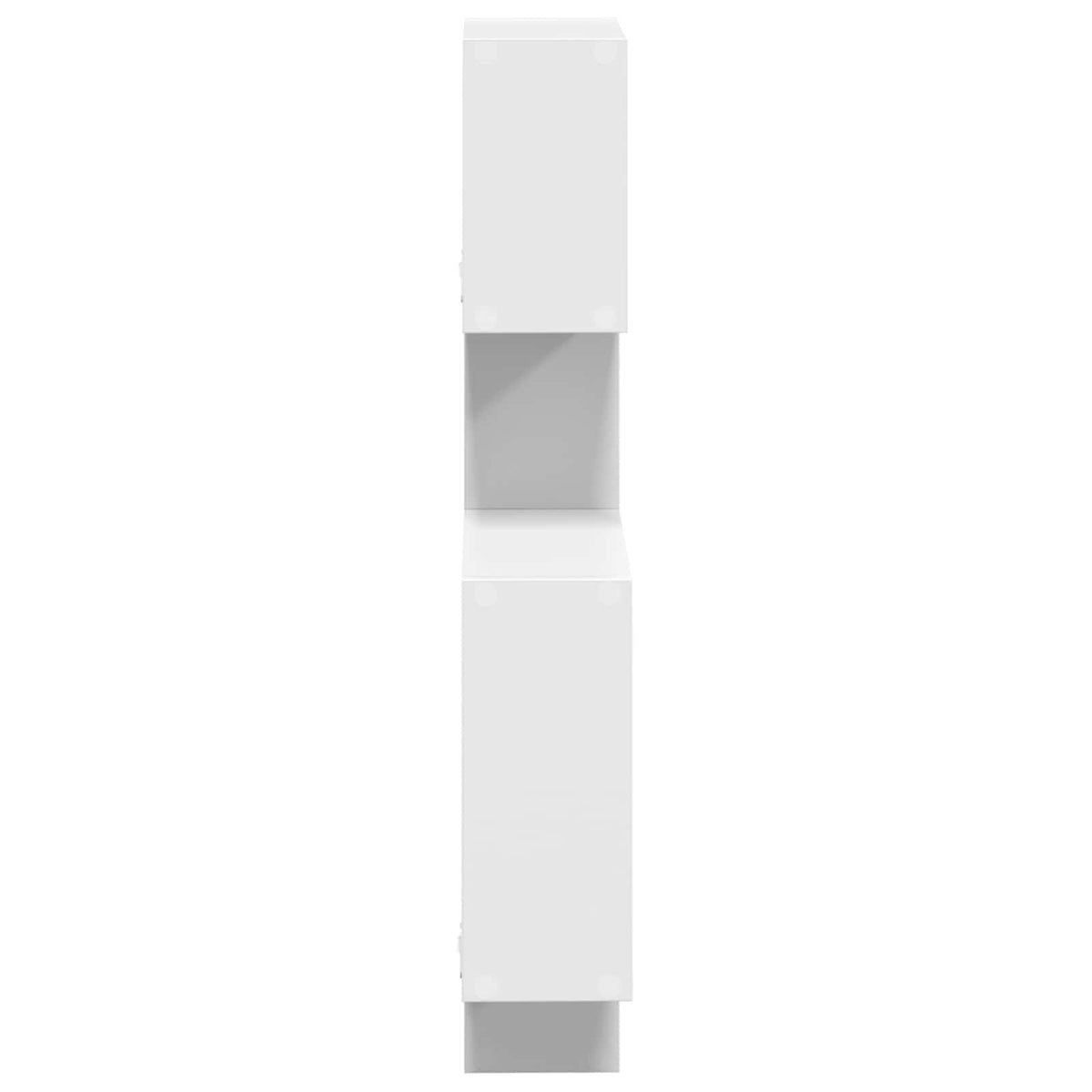 vidaXL Wall Cube Shelves White 64 x 13.5 x 91.5 cm 5